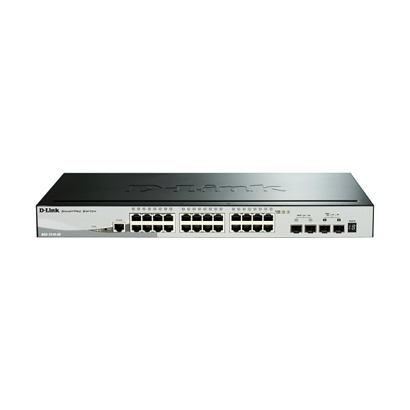 D-Link DGS-1510-52XMP 48-Port Gigabit Smart Managed PoE+ Switch | 48x PoE 370W | 4x 10G SFP+ Uplink | Layer 3 | Rackmount 48+4 Port Enterprise Switch thumbnail 2