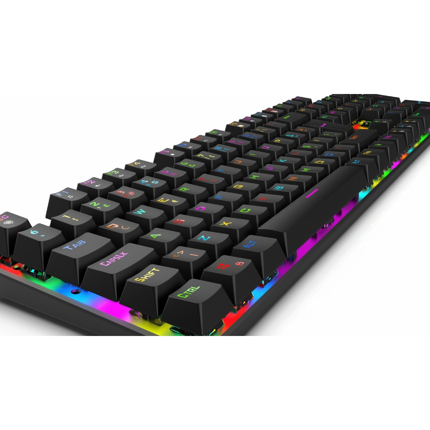 Tastierë Gaming INCA IKG-443 Empousa 100% / Mekanike / Red Switch / RGB / USB / 12 Multimedia Keys - Zezë 5