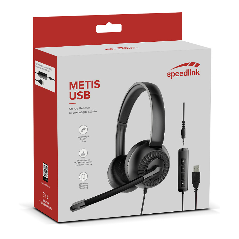 Kufje gaming SPEEDLINK METIS, Kabllo 2 m – Zezë 7