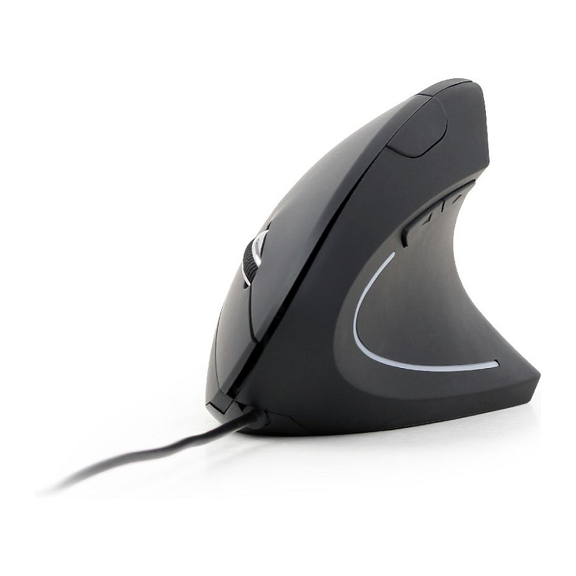 Maus me kabllo Gembird MUS-ERGO-01 / 3200 DPI / USB-A / 6 Butona - Zezë