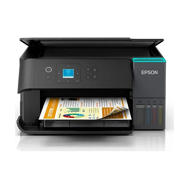 Printer Multifunksional Inkjet me Ngjyra Epson EcoTank ET-2950, A4, Printim, Kopjim, Skanim, Duplex Automatik, Wi-Fi – Bardhë