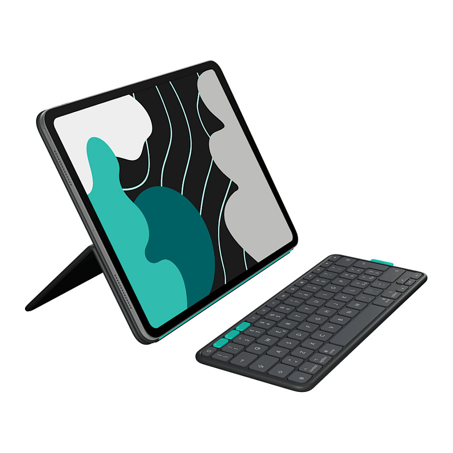 Aksesorë për tablet / Logitech Flip Folio / English layout / Graphite