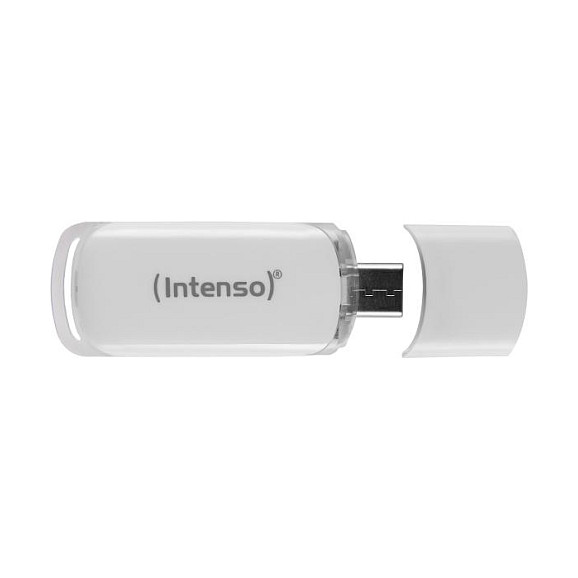 USB Flash Drive STICK Intenso Flash Line 64 GB - e bardhë thumbnail 2