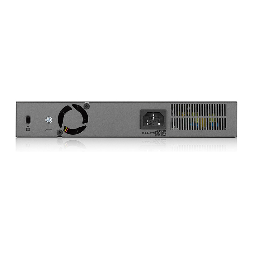 Zyxel GS1350-12HP Smart Managed PoE+ Switch | 8x Gigabit PoE+ | 2x Gigabit SFP Uplink | 130W PoE Budget thumbnail 4