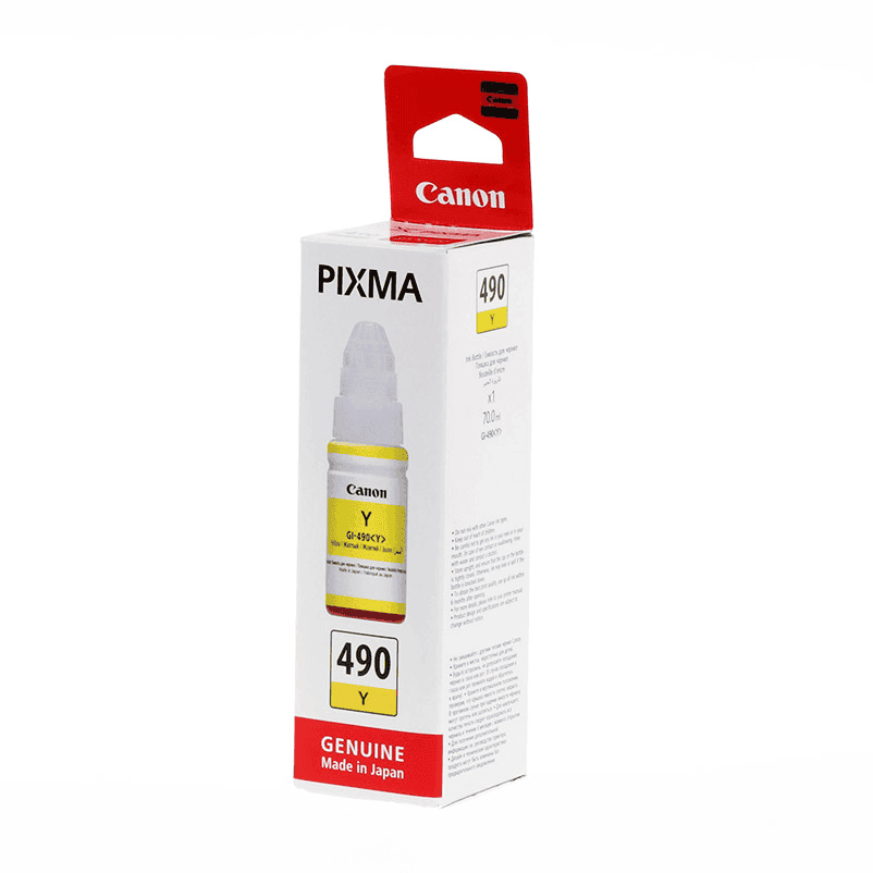 Ink Canon GI‑490Y / 0666C001 – Verdhë