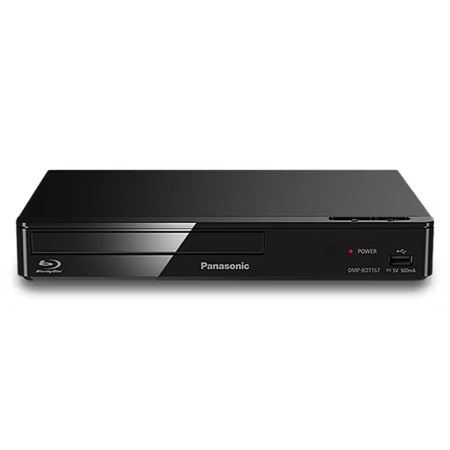 DVD Player Blu-ray Panasonic DMP-BDT167AG, Full HD, 3D
