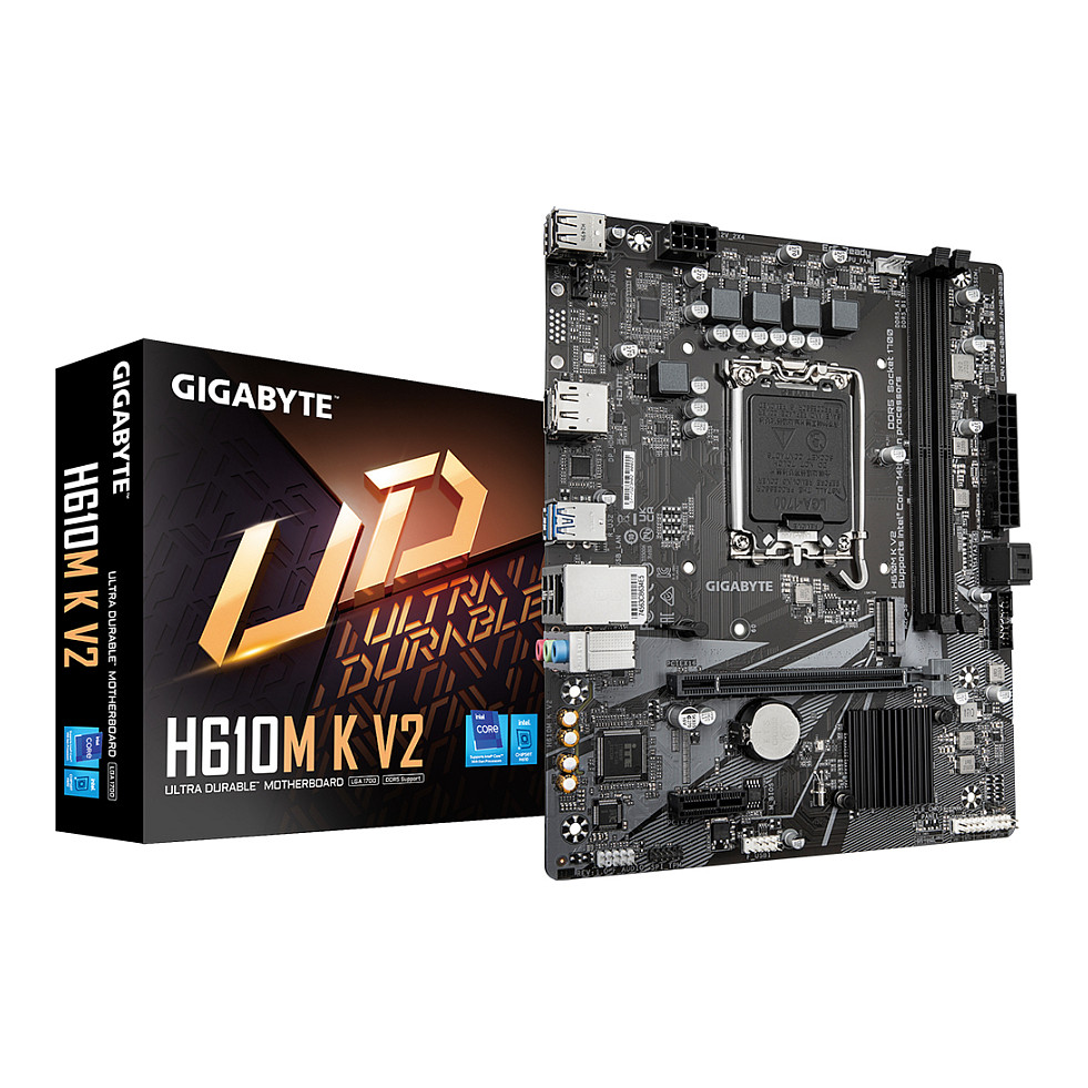 Pllakë Amë MB Intel Gigabyte H610M K V2 / LGA 1700 / DDR5 / Micro-ATX