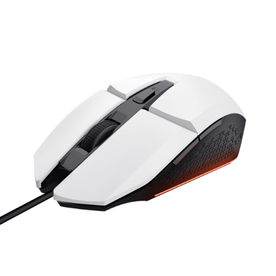 Maus Gaming Trust GXT 109W Felox / Wired / 200-6400 DPI / 6 Butona / LED Shumëngjyrësh - Bardhë 3