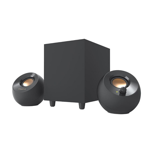 Altoparlantë Creative Pebble X Plus, 2.1, 30W RMS, Bluetooth 5.3, USB-C, RGB - Zezë 7