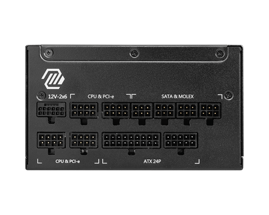 Burim energjie MSI MAG A1000GL PCIE5, 24 pin, 1000W 3