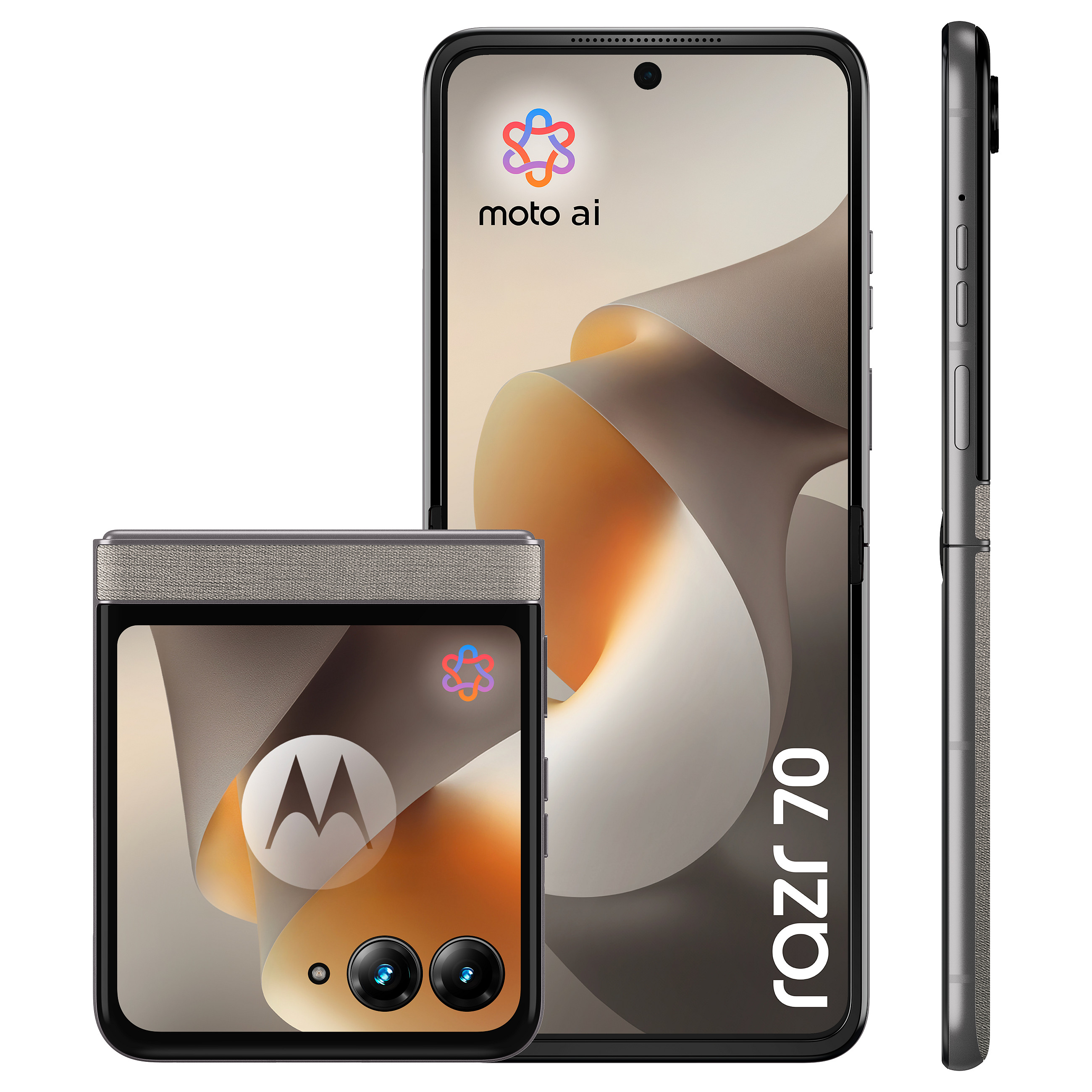 Telefon Motorola Razr 70 5G / 8GB / 256GB / Dual SIM - Hematit 3