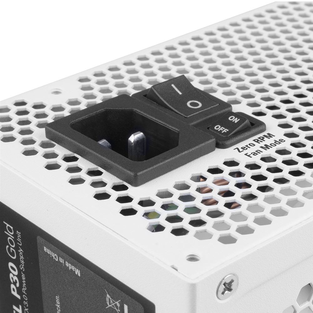 Furnizues Energjie PSU 1000W Sharkoon Rebel P30 Gold / 1000W / ATX 3.0 Power Supply / Modular / 1x 12VHPWR / 4x PCIe - Bardhë 3