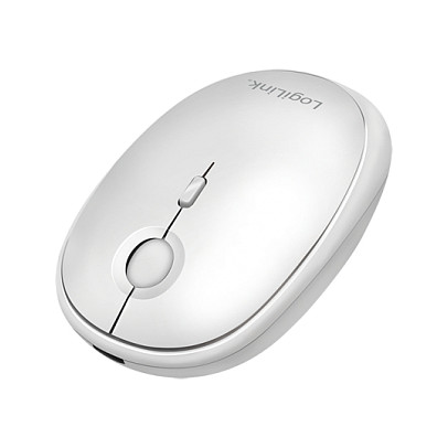 Maus pa Kabllo LogiLink / Wireless + Bluetooth / 1600 DPI / USB-C - Bardhë thumbnail 3