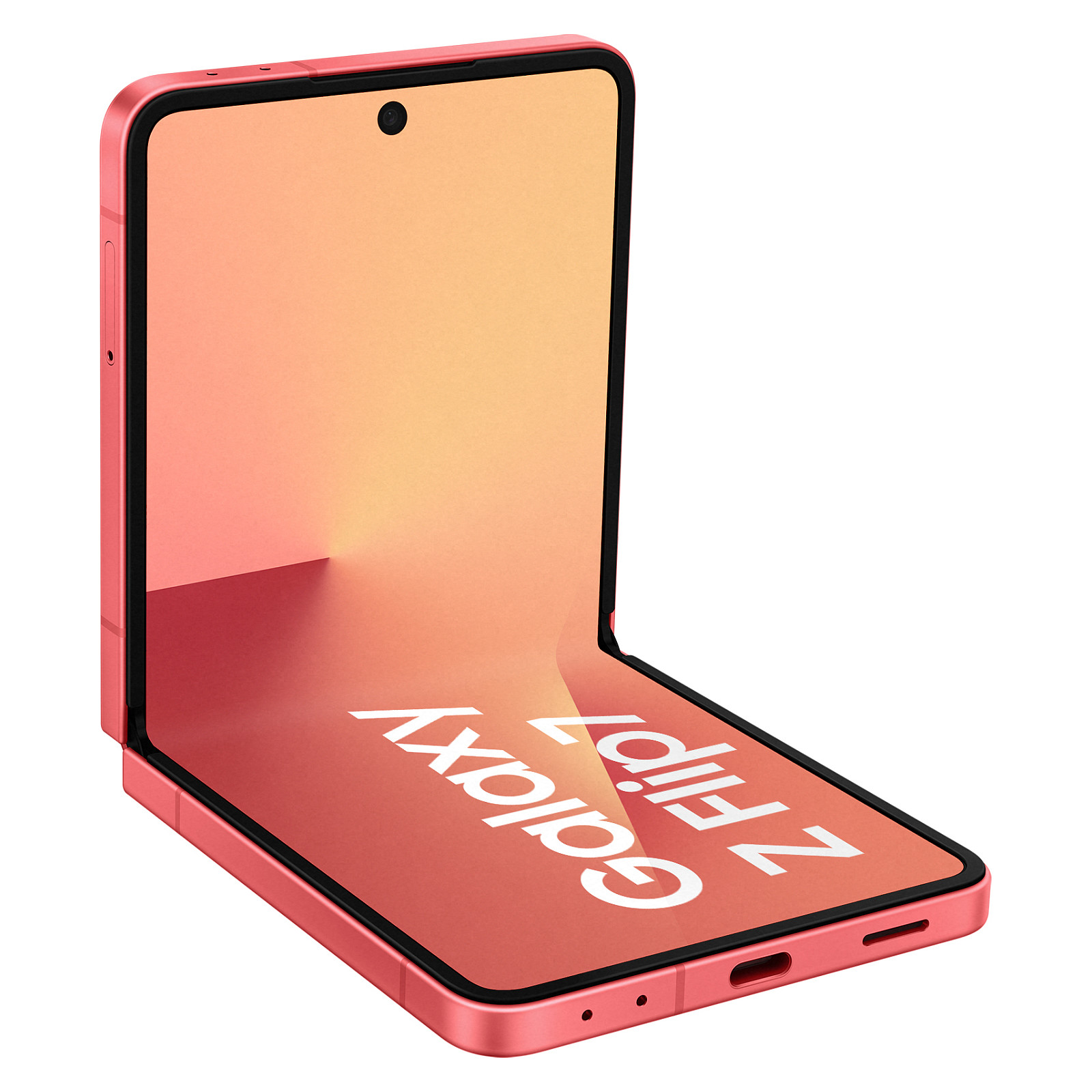Telefon Android Samsung Galaxy Z Flip7 / Dynamic AMOLED 2X 120Hz / 12GB / 512GB / 5G - Coral Red 4