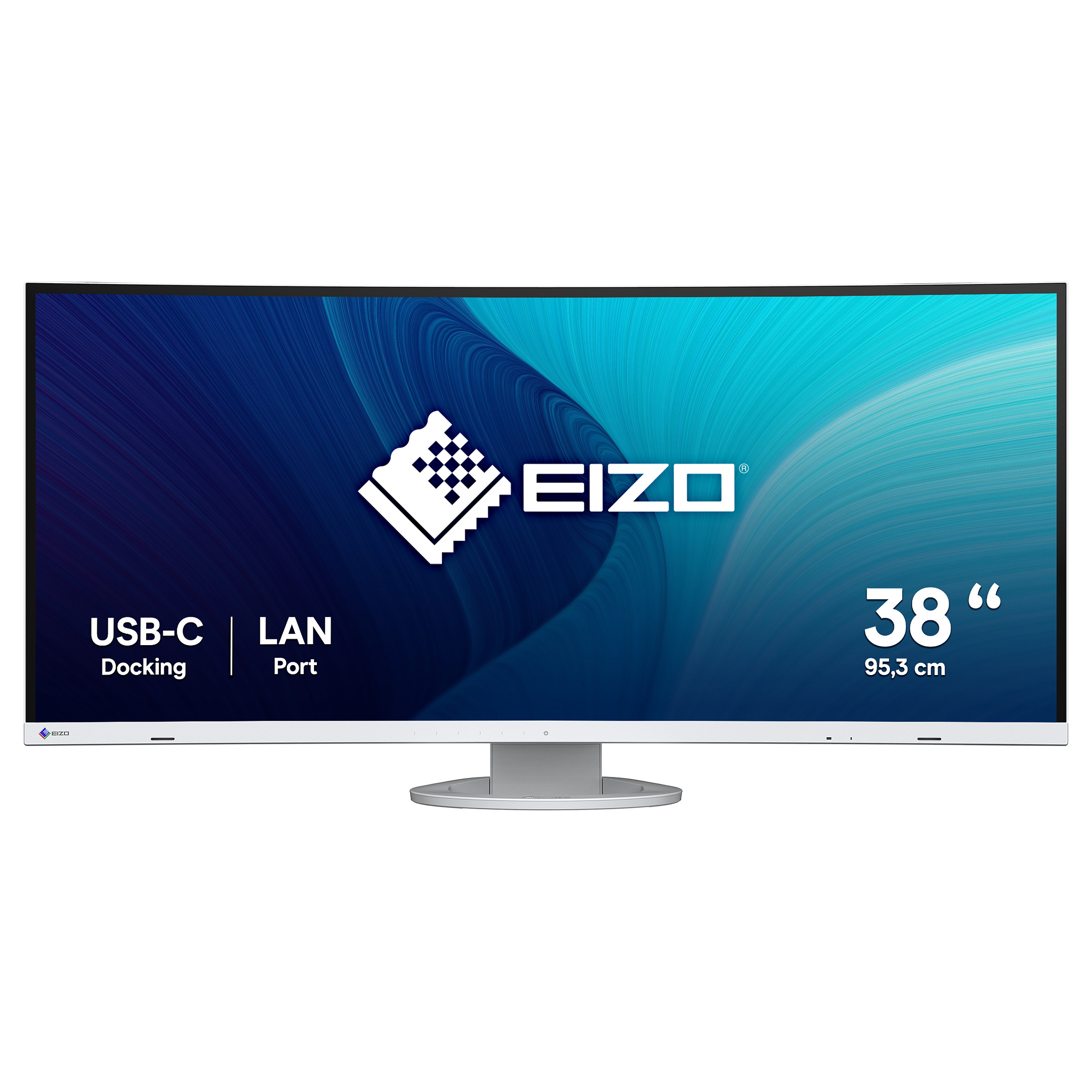 Monitor i lakuar EIZO EV3895-WT / 37.5" 4K UltraWide Quad HD+ 60 Hz 5 ms IPS Curved / HDMI DP USB-C / e bardhë