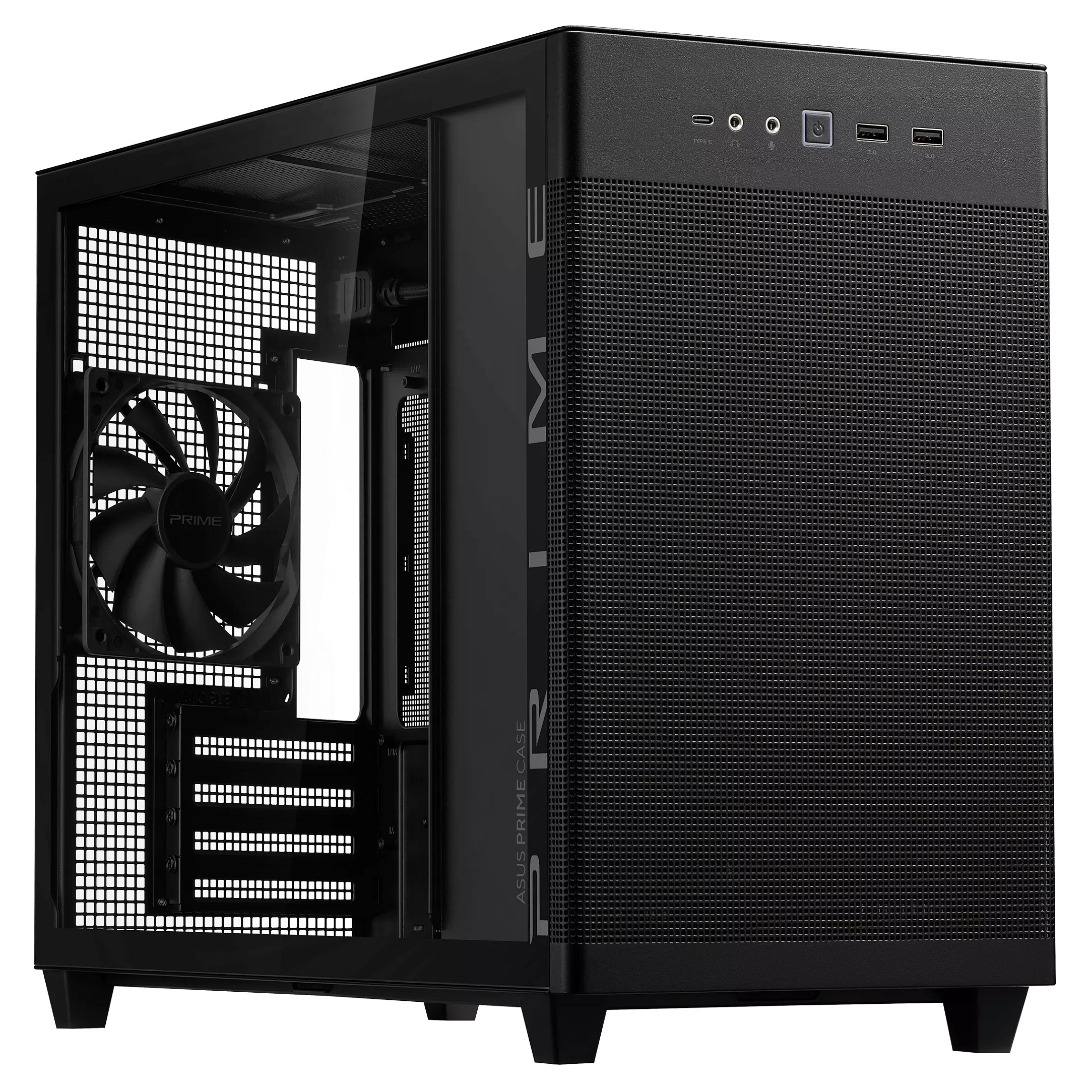 Kasë Asus Prime AP201 TG -Zezë thumbnail 6