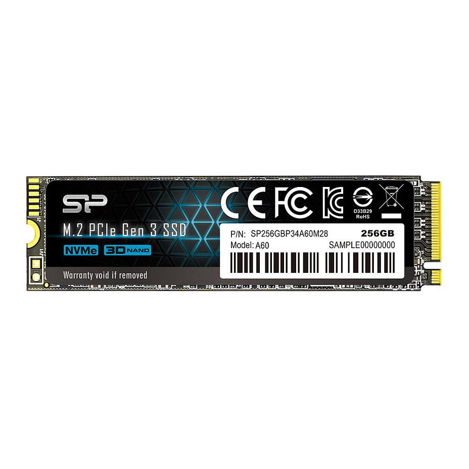 SSD e Brendshme Silicon Power P34A60 / 256GB / M.2 NVMe PCIe 3.0