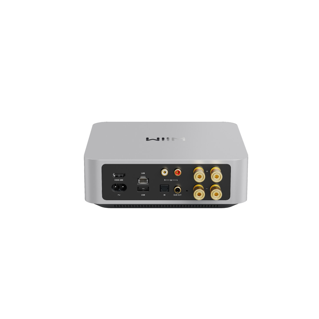 Streamer Audio WiiM Amp, 2x60W, Wi-Fi 5, Bluetooth 5.0, AirPlay 2, HDMI ARC, USB, Optik, RCA, Ethernet - Argjend 2