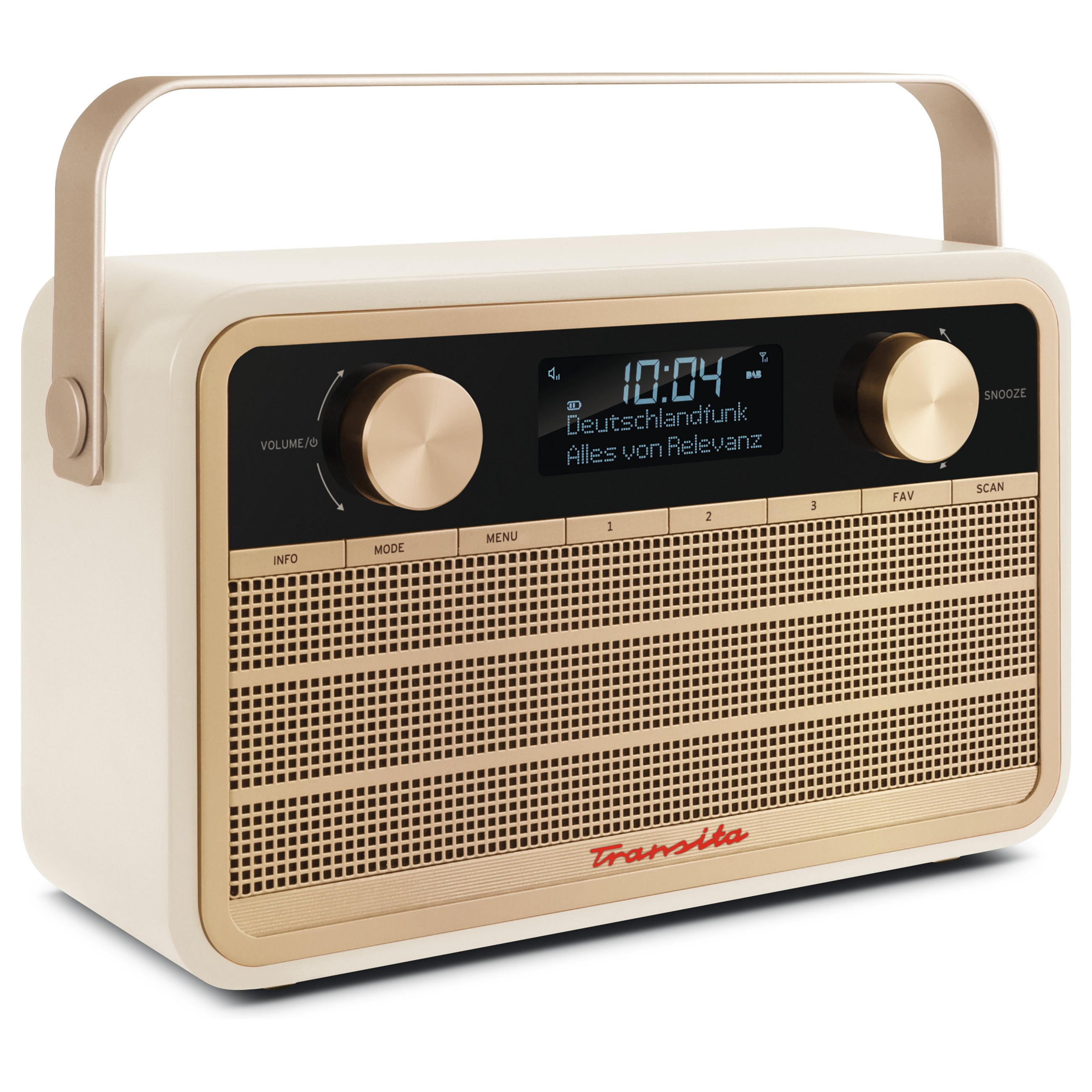 Radio portative TechniSat Transita 120, DAB+, FM, 5W, LCD – Bezhë 2