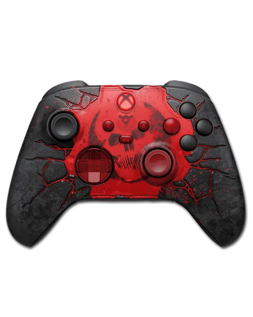 Kontroller Microsoft Xbox Wireless Gears of War: E-Day Limited Edition, Bluetooth, USB-C - Zezë/Kuqe