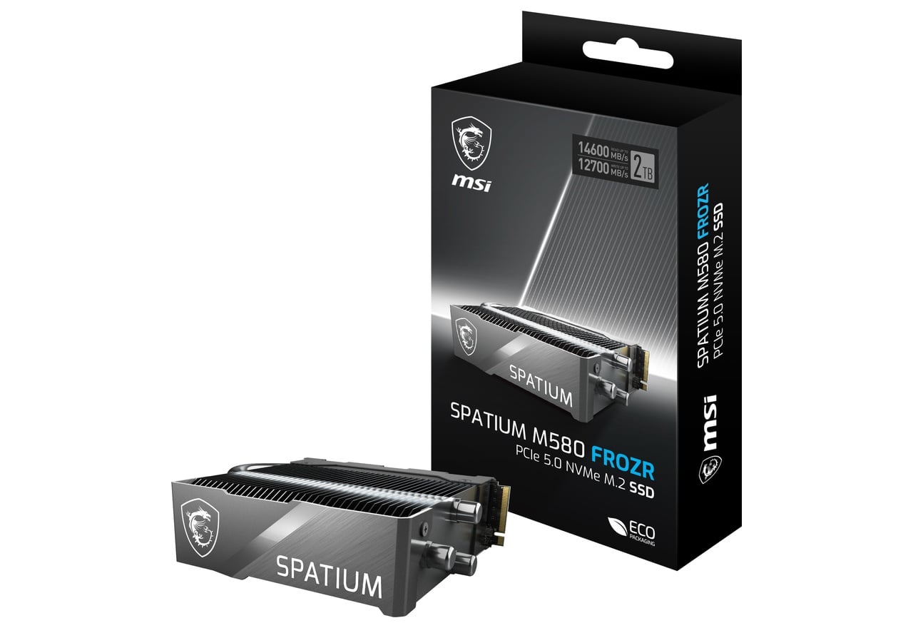 SSD e Brendshme MSI Spatium M580 FROZR / 2TB / M.2 2280 / PCIe 5.0 x4 / NVMe 2.0