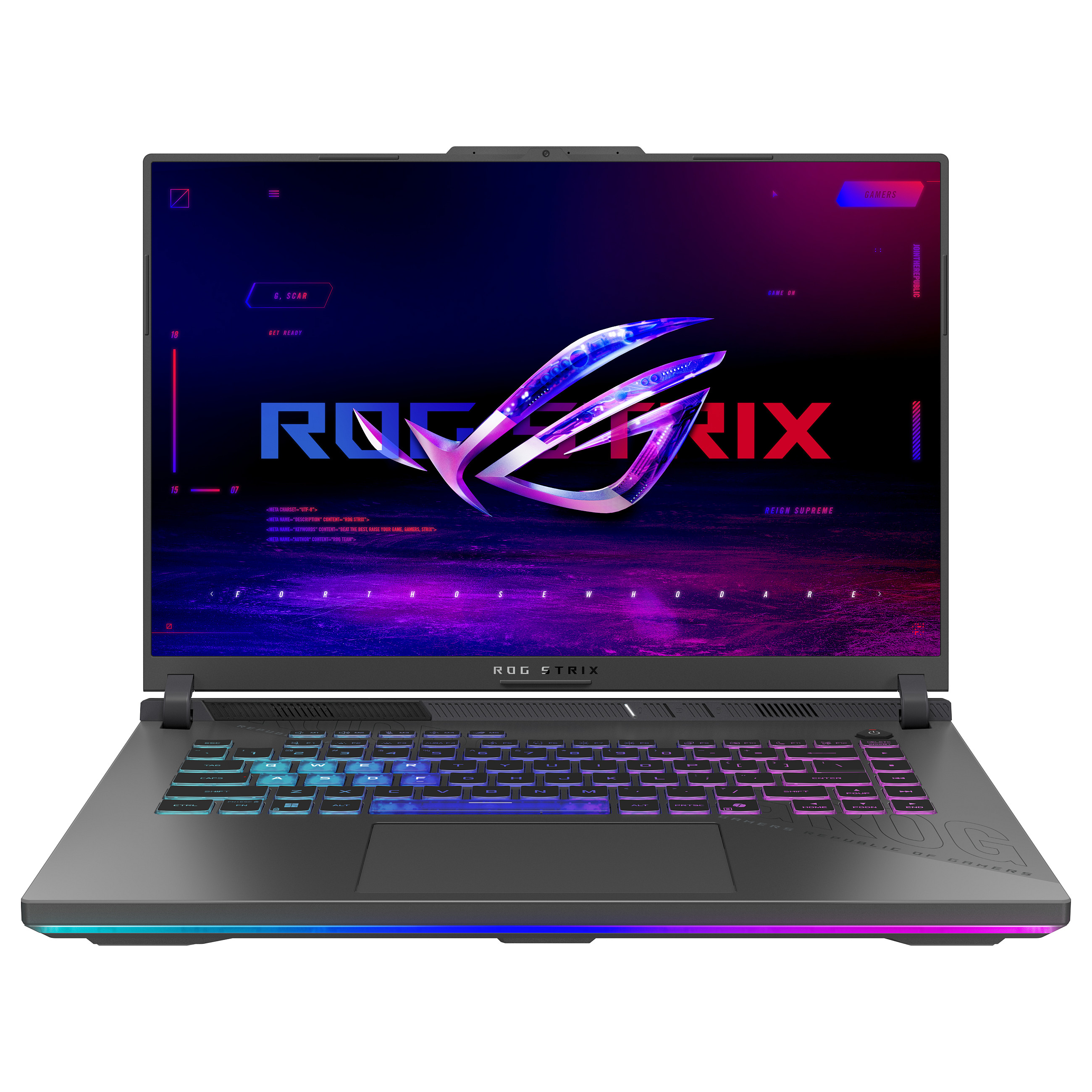 Laptop Gaming ASUS ROG Strix G16 G614PR-RV003W / Ryzen 9 8940HX / 32GB DDR5 / 1TB / 16" WUXGA IPS 165Hz / RTX 5070 Ti 12GB - Zezë