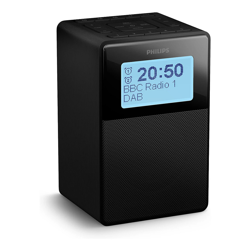 Radio me Orë Philips TAR5100/10, DAB+, FM/RDS, Bluetooth 5.3, Alarm, LCD, 2.5W - Zezë 3