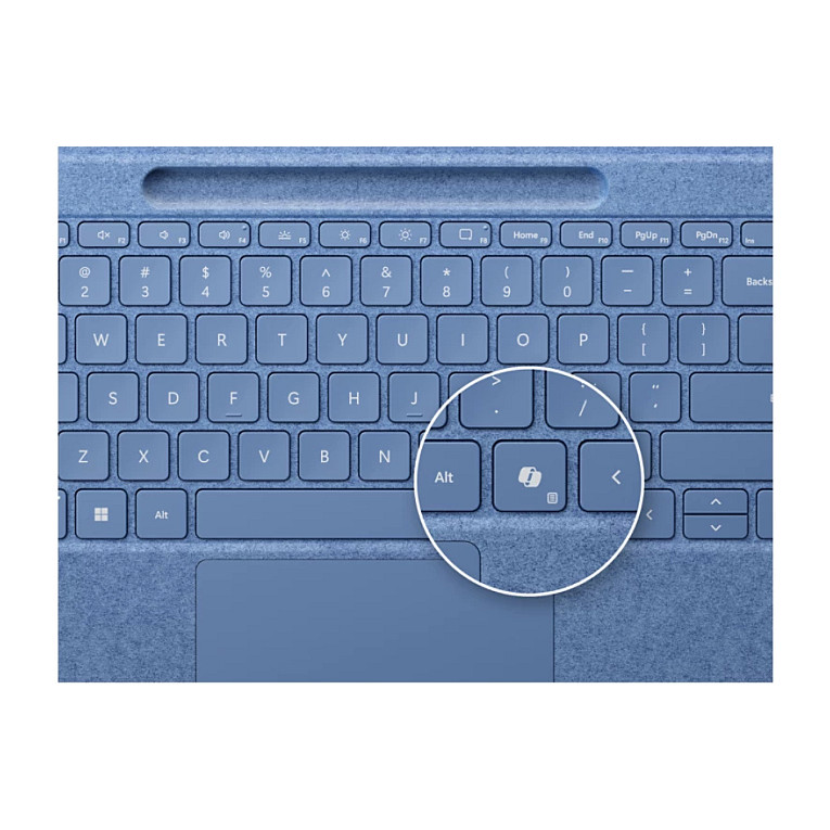 Aksesorë për tablet Microsoft Surface Pro Flex Keyboard / QWERTZ – Blu thumbnail 2