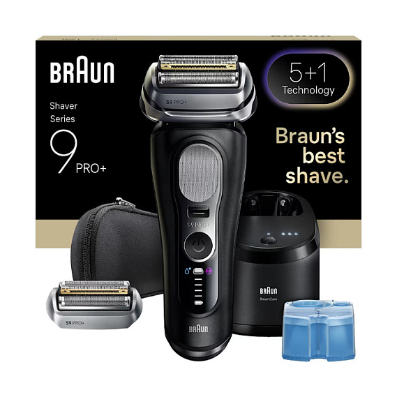 Makinë e Rrojës Braun Series 8 8617s, 4+1, SensoAdapt, Wet & Dry, 60 Min - Argjend, Zezë 3