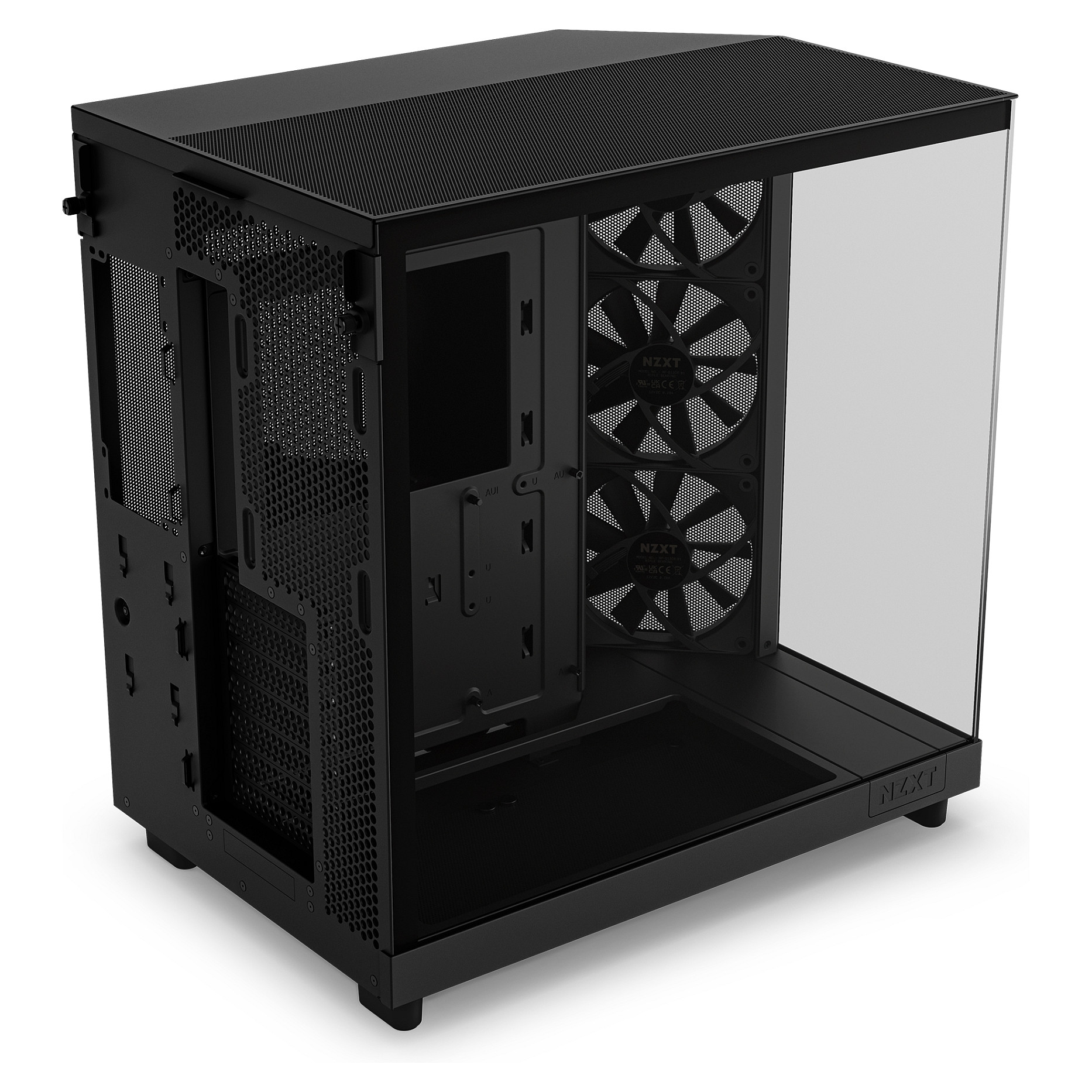 Kasë NZXT H6 Flow CC-H61FB-01 -Zezë thumbnail 3