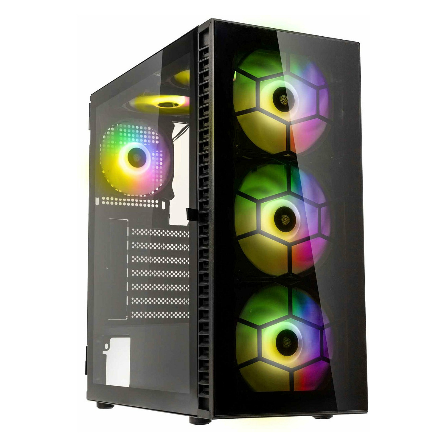 Kasë PC Kolink Observatory HF Glass ARGB / Midi Tower / ATX / 6x ARGB Fan / Tempered Glass - Zezë