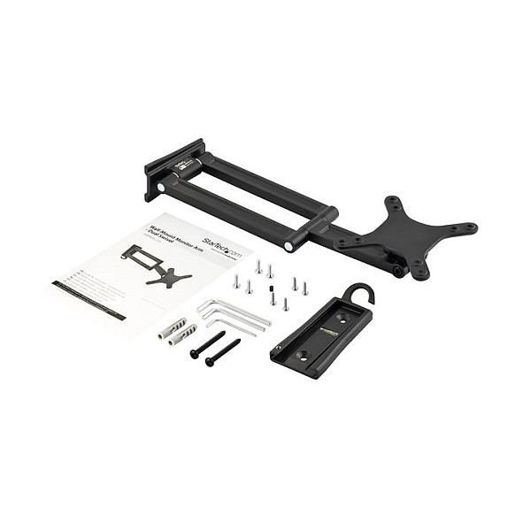 Mbajtëse për Monitor StarTech.com ARMWALLDS , 1 Monitor , 13–34" , deri 15kg , Dual Swivel , VESA 75x75 & 100x100 - Zezë 8