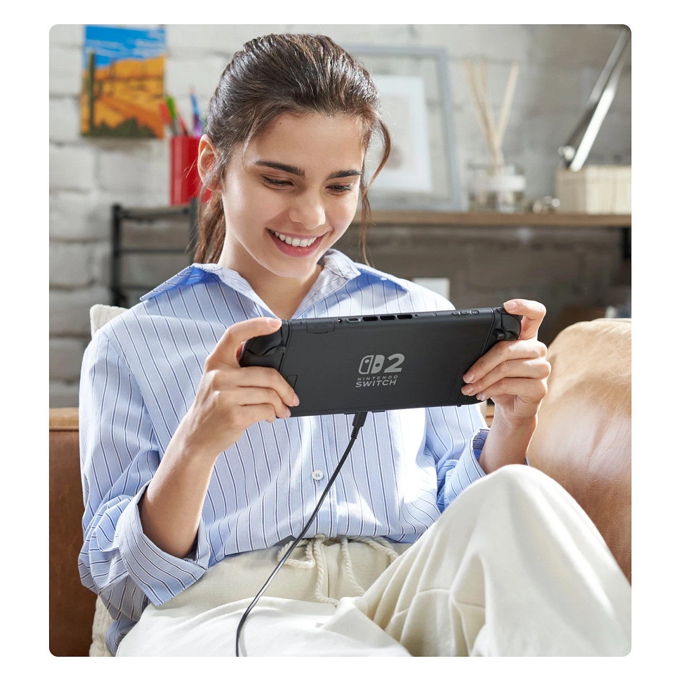 Nintendo Switch 2 – Konsolë Lojërash, 256GB, 7.9" LCD, e zezë 9