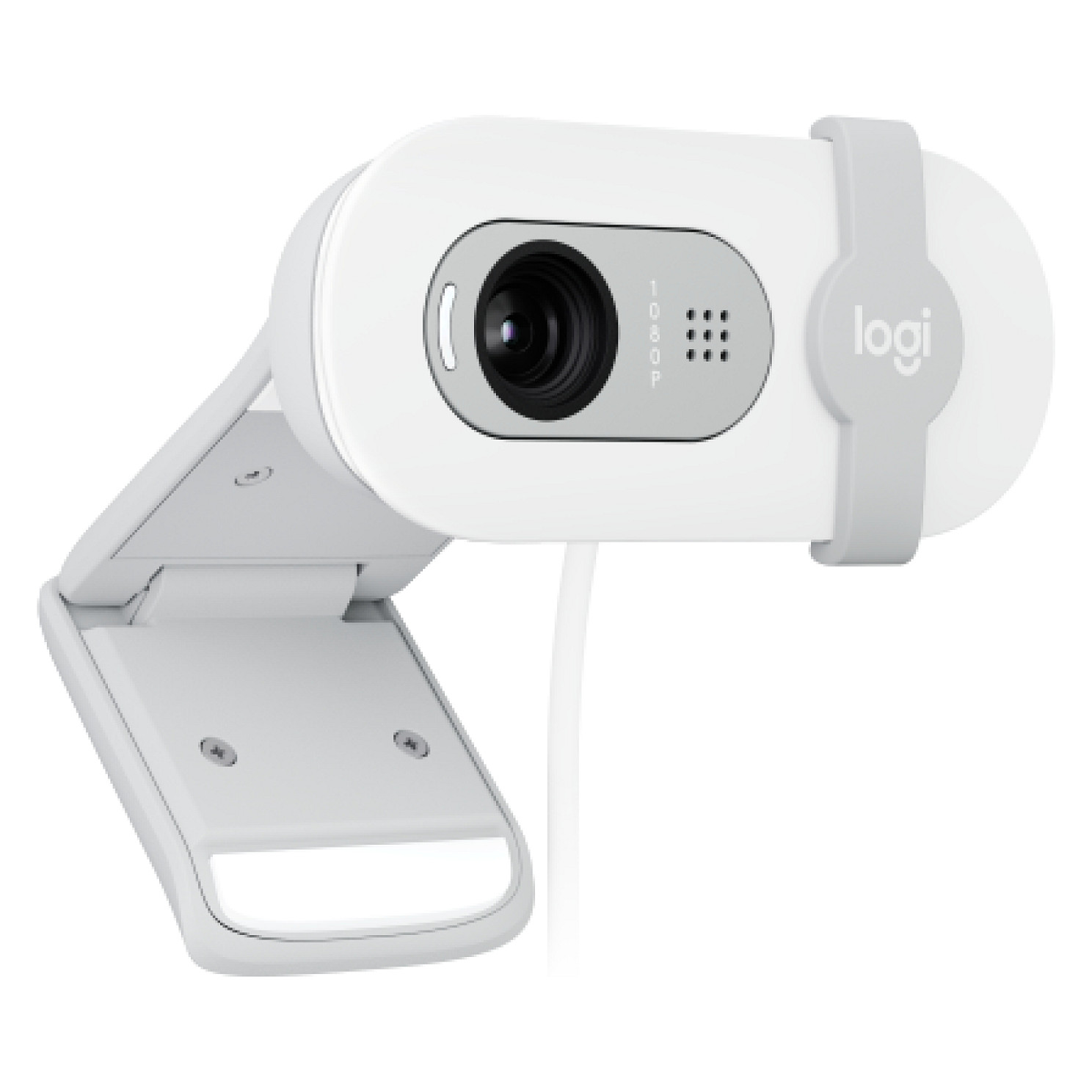 Logitech Brio 100 Webcam – 2MP, Full HD 1080p, USB, Audio, e Bardhë 4