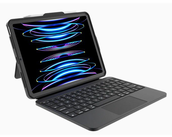 Aksesor për tablet DEQSTER Prime Keyboard / iPad Air 13" / M2-M3 / USB-C / 2x USB-C / Trackpad / Water-Resistant - Zezë 4