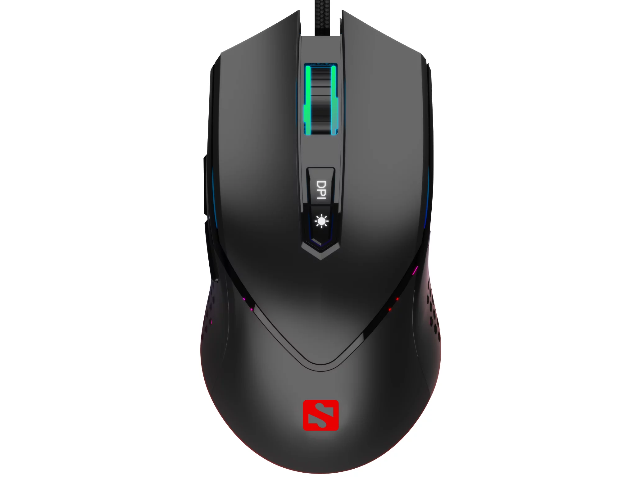 Maus Gaming Sandberg Azazinator Mouse 6400 / Sunplus 6651B / 6400 DPI / 7 Butona / USB 2.0 / 1.5m - Zezë 3