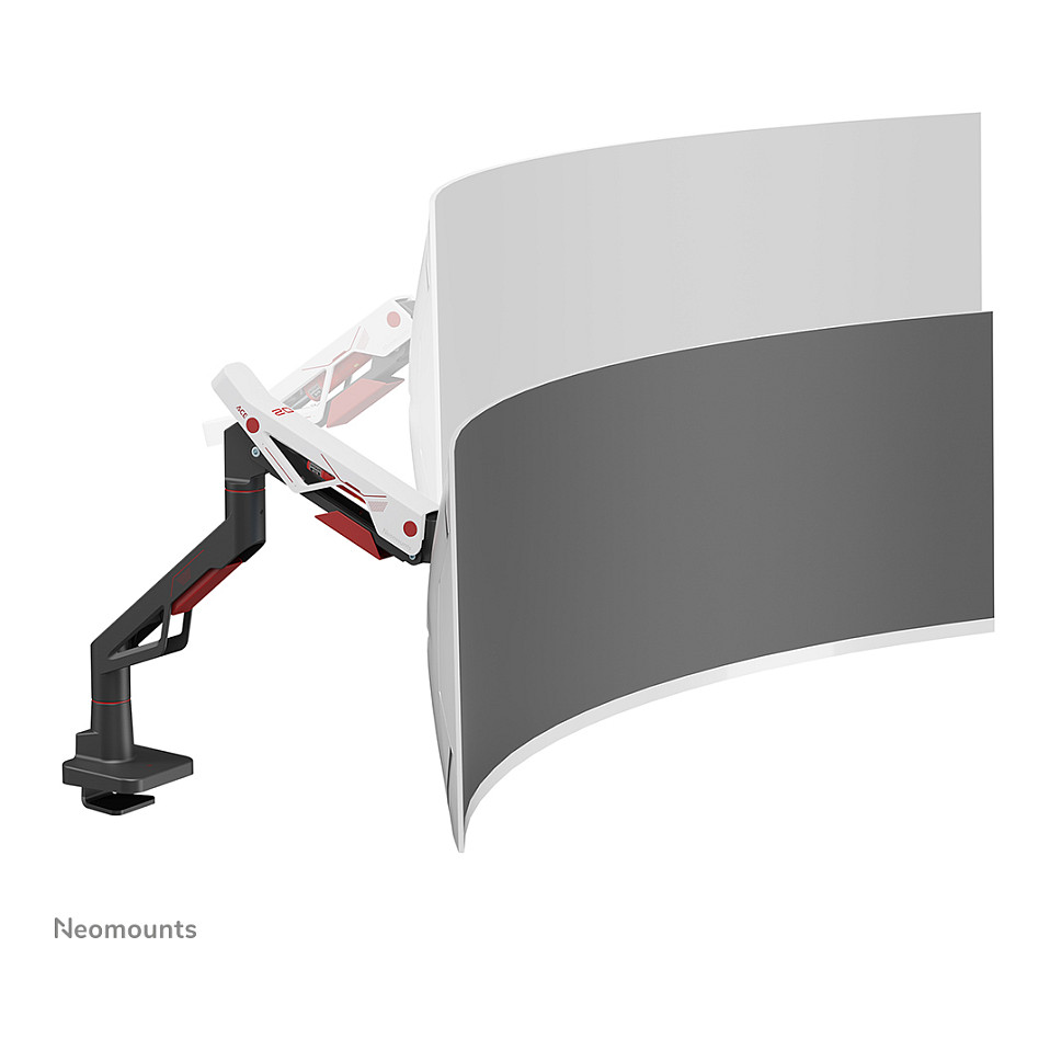 Mbajtëse për Monitor Neomounts DS70-256RD1 ACE, Gaming, 24"–57", 30kg, VESA 75×75mm–200×200mm - Zezë/Kuqe 3