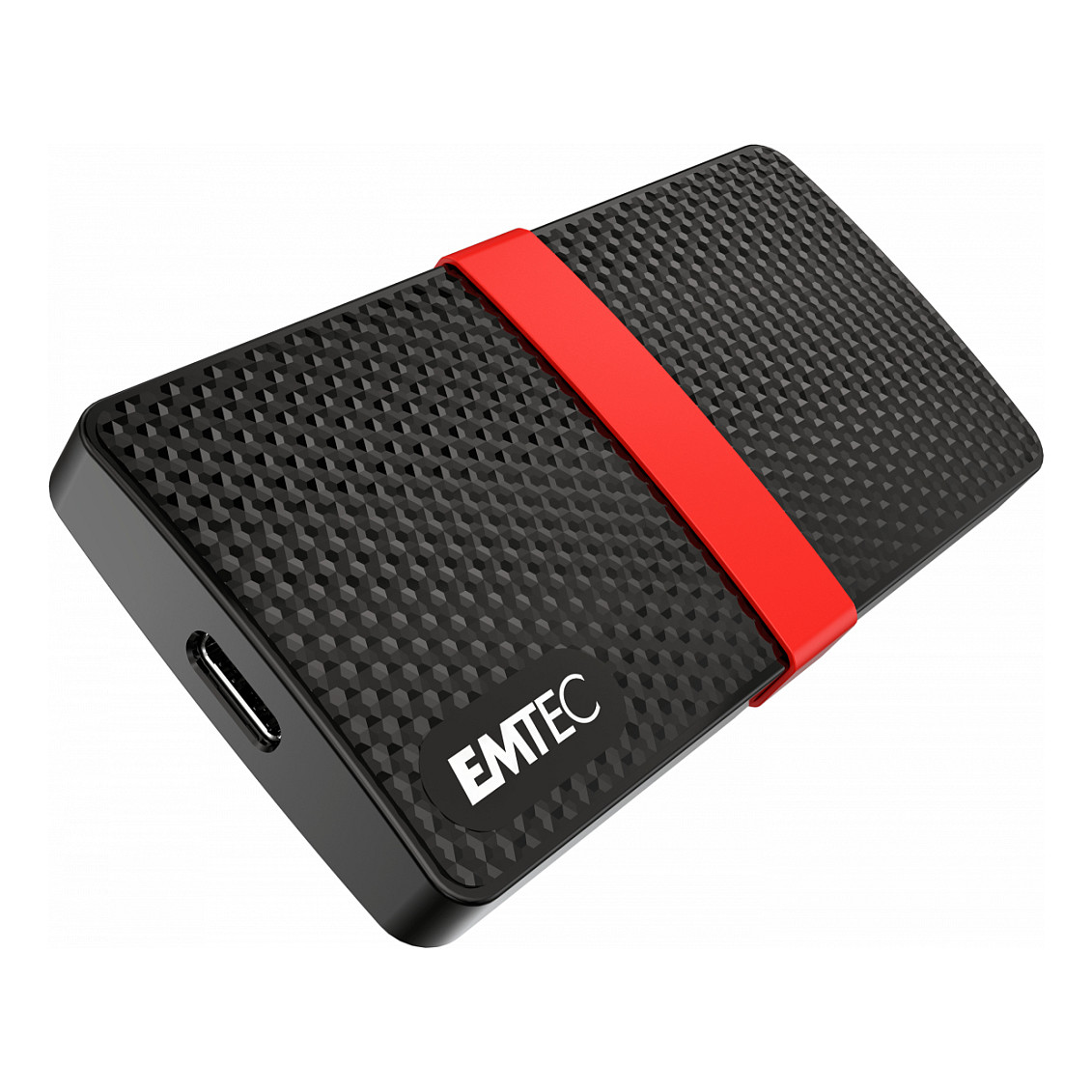 SSD i Jashtëm EMTEC X200, 256GB, USB-C 3.2 Gen 1, Shpejtësi Leximi deri 450 MB/s - Zezë
