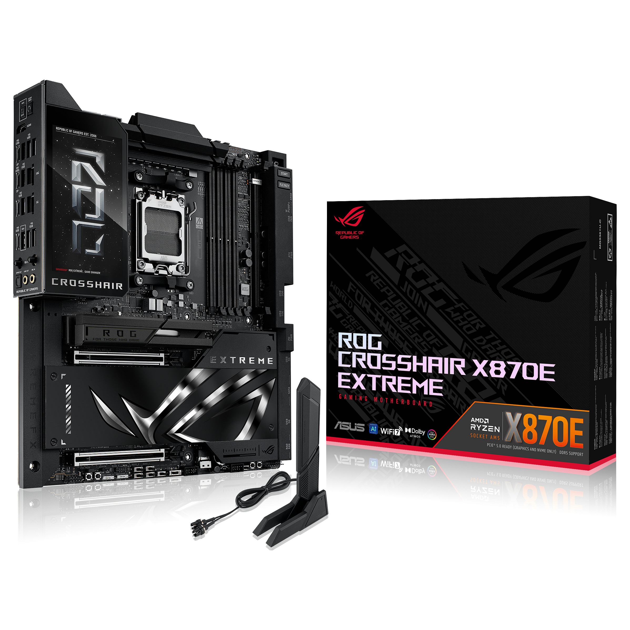 Pllakë Amë AMD ASUS ROG CROSSHAIR X870E EXTREME / AM5 / DDR5 / HDMI