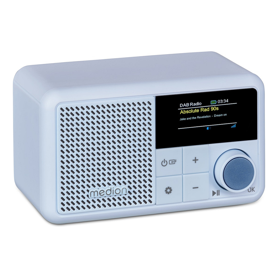 Radio Portative MEDION LIFE S66822 / DAB+ / FM / TFT / 2W / IPX1 - Aqua 6