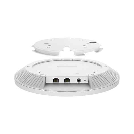 TP-Link Omada EAP783, Ceiling Mount Access Point, BE19000, Wi-Fi 7, Tri-Band, 4x4, 320MHz, MLO, 2x 10GbE, PoE++, Omada Mesh – Bardhë thumbnail 3