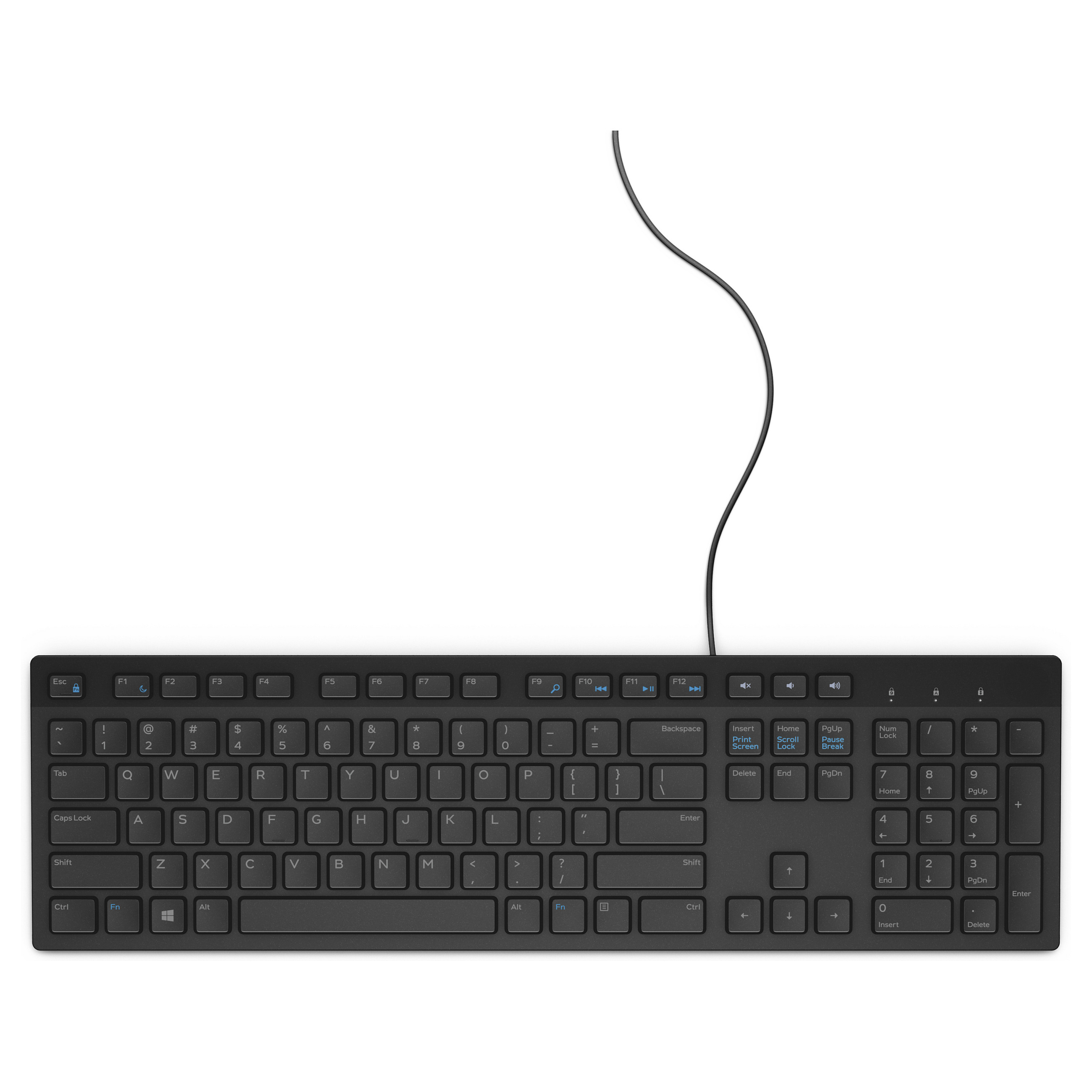 Tastierë Me kabllo Dell KB216 Keyboard / USA International (QWERTY) – Zezë