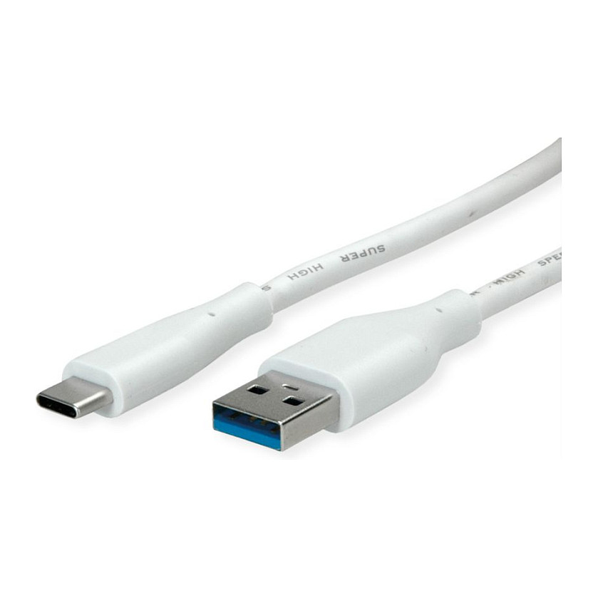 Adapter VALUE 12.99.2998, USB 3.2 Gen 1, USB-A Mashkull në USB-C Femër, 5 Gbps - Zezë 6