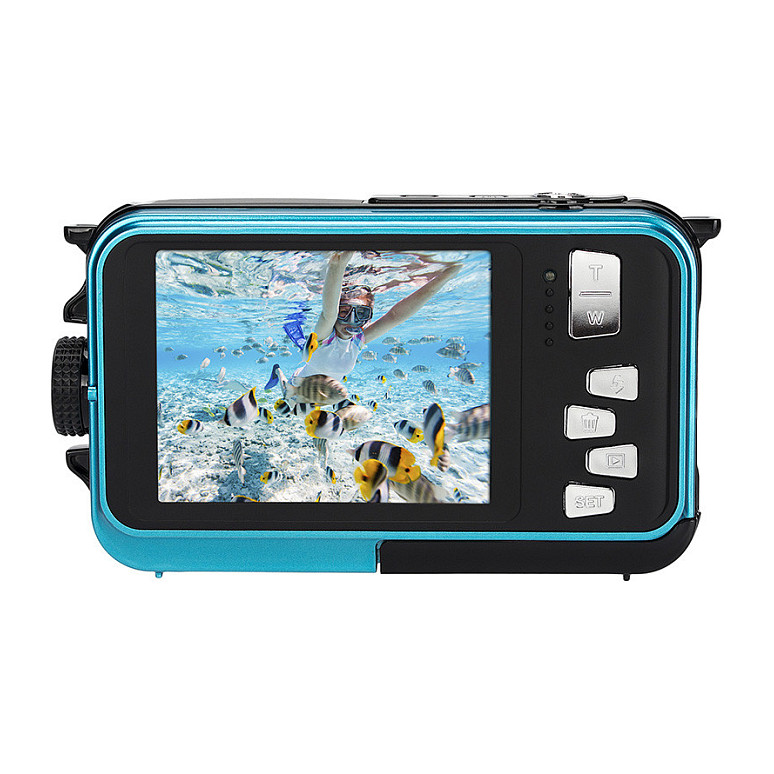 Kamerë Digjitale AgfaPhoto WP8000, 24 MP, Zoom Digjital 16x, Full HD, Ekran 2.7" - Blu 2
