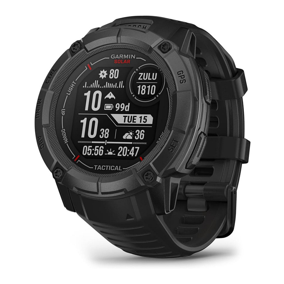 Orë e mençur Garmin Instinct 2X Solar Tactical Edition / 50mm – Zezë