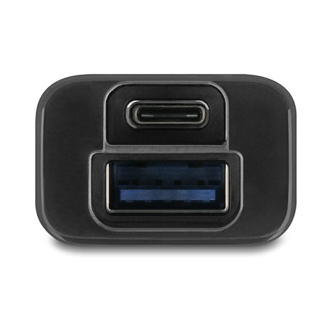 Hub DeLOCK 64335 , 4x USB-A , USB 5Gbps , USB-A dhe USB-C , Kabllo 15cm , LED - Transparent 3