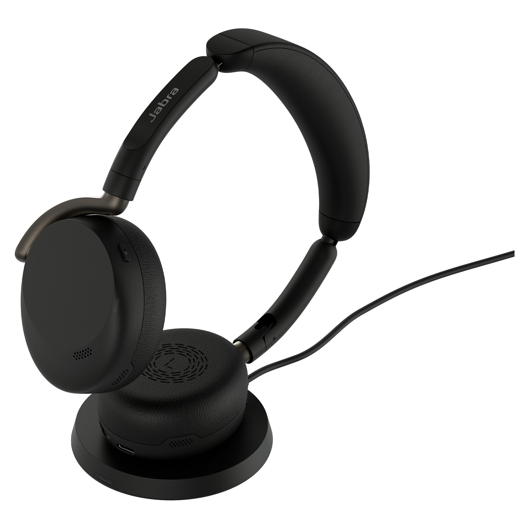 Kufje pa kabllo Jabra Evolve3 65 Flex UC / Bluetooth 5.3 / USB-A / 28mm / ANC / 16.5 orë - Zezë 2