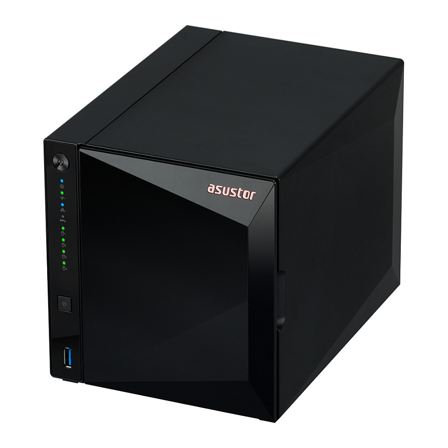 ASUSTOR Drivestor 4 Pro Gen2 AS3304T v2 4-Bay Desktop NAS Server – Realtek RTD1619B Quad-Core, 2GB DDR4, 2.5GbE 4