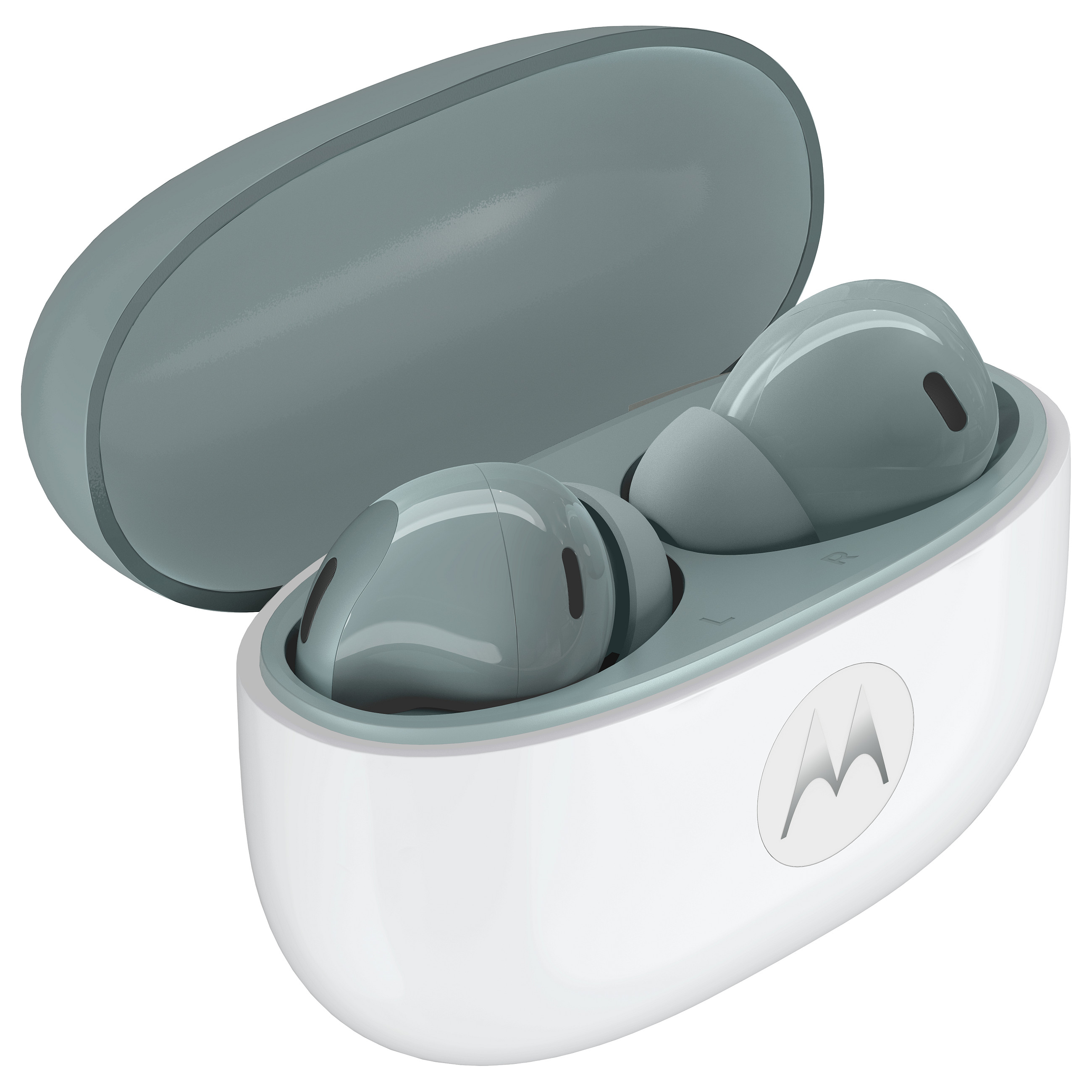 Kufje pa kabllo Motorola moto buds 2 / Bluetooth 6.0 / ANC deri 55 dB / Driver 11 mm + 6 mm / LHDC / 6 Mikrofona / IP54 / 48 orë - Gri 9