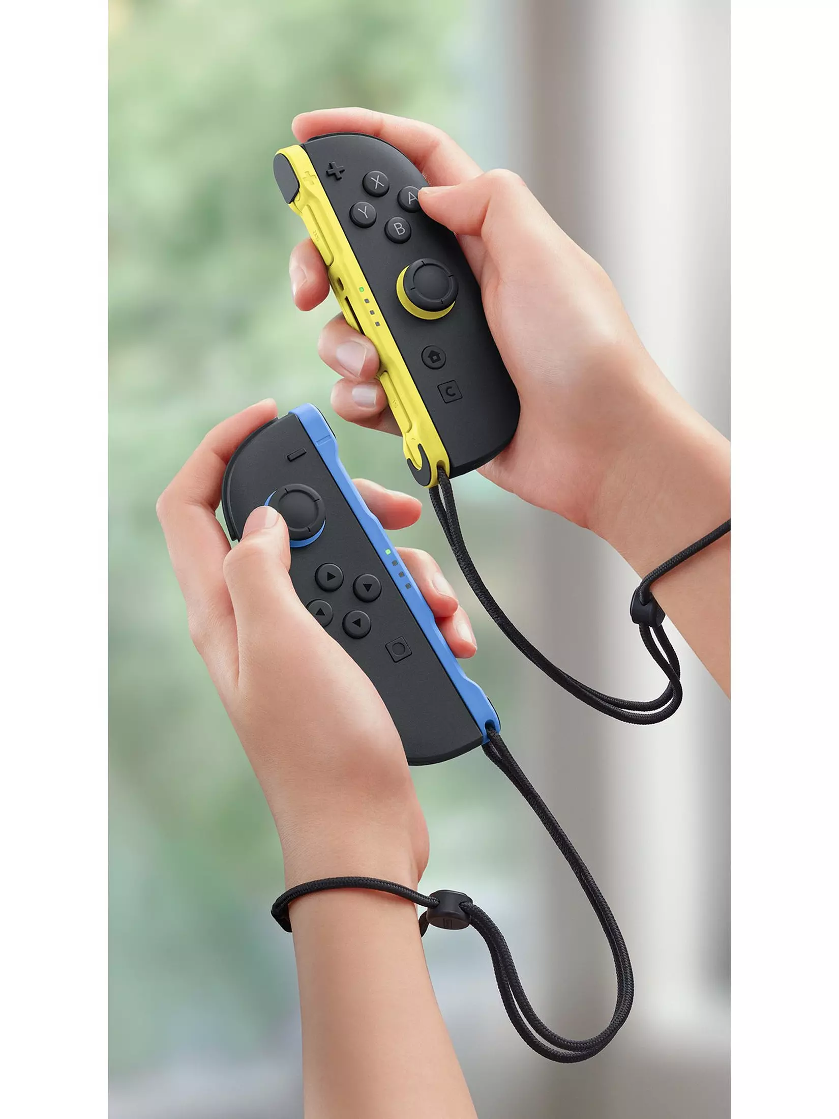 Kontroller Nintendo Joy-Con 2, Nintendo Switch 2, Pa Kabllo, HD Rumble, Motion Control, Kontroll me Maus - Zezë , Blu , Verdhë 4